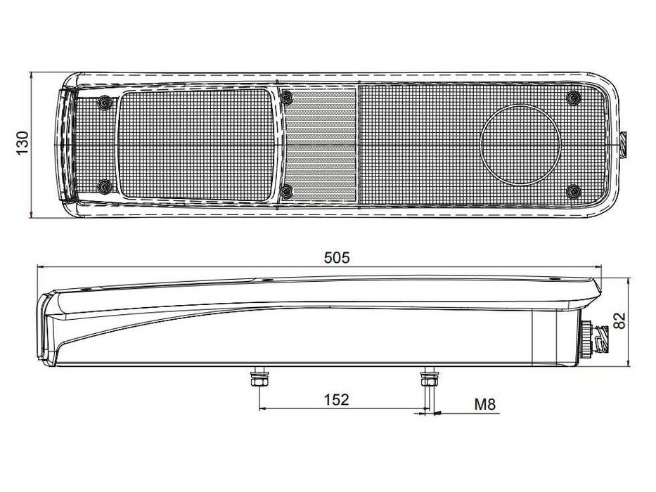 Стопове Стоп за Renault Premium 2, Kerax, Magnum 2006+ / Рено Премиум