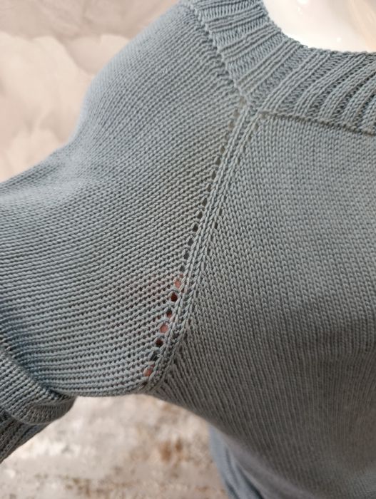 Вязаное платье из хлопка