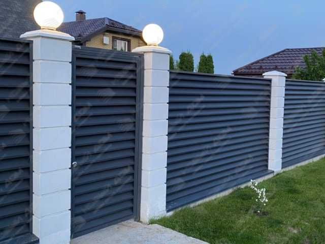 Забор жалюзи еврозабор