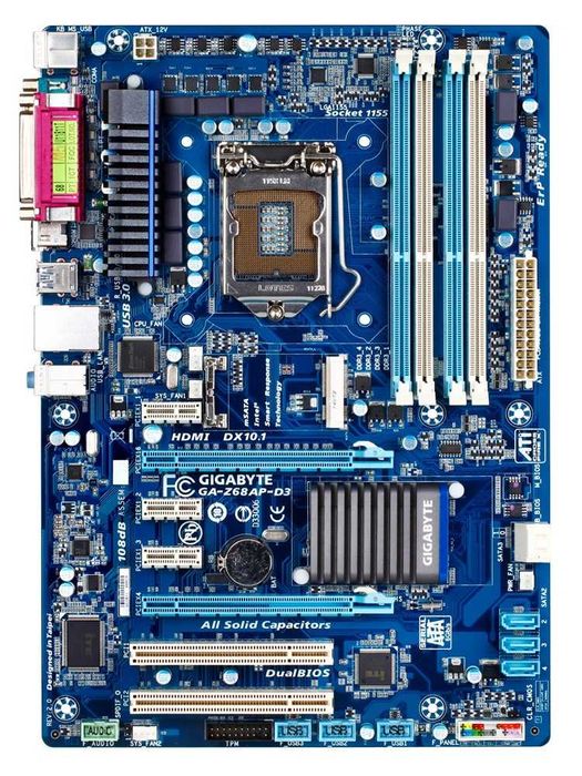 Дъно Дънна платка Gigabyte GA-Z68AP-D3 1155 DDR3 OVERCLOCK