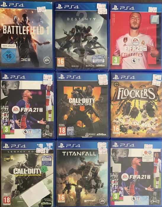 PS4/ Игри за Playstation 4/ИГРИ САМО - 8.00 € за брой.