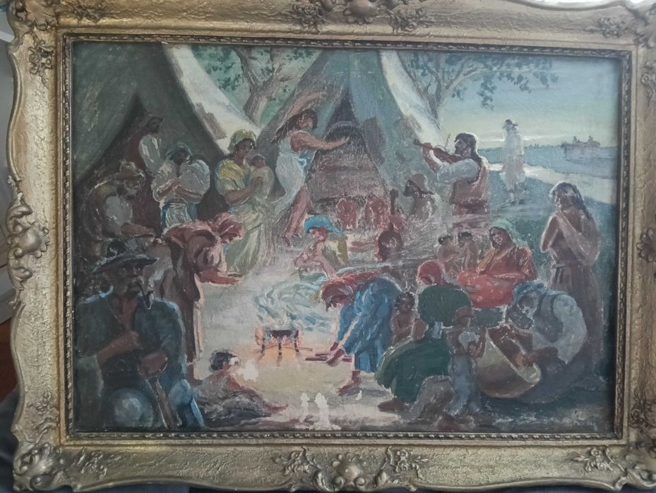 Șatră / scenă de tabără – 60 x 80 cm