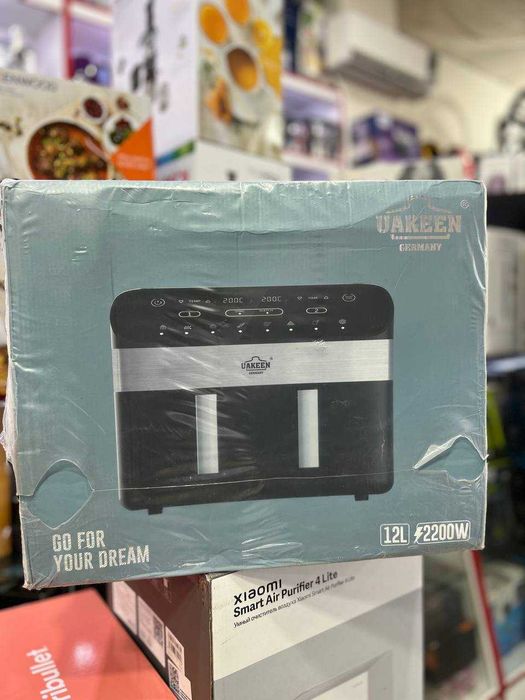 Аэрофритюрница Uakeen ZL-1707 объем чаши 12 литров с доставкой.