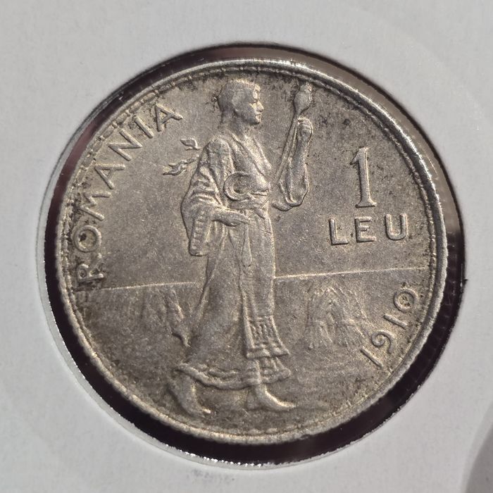 1 leu 1910 UNC moneda