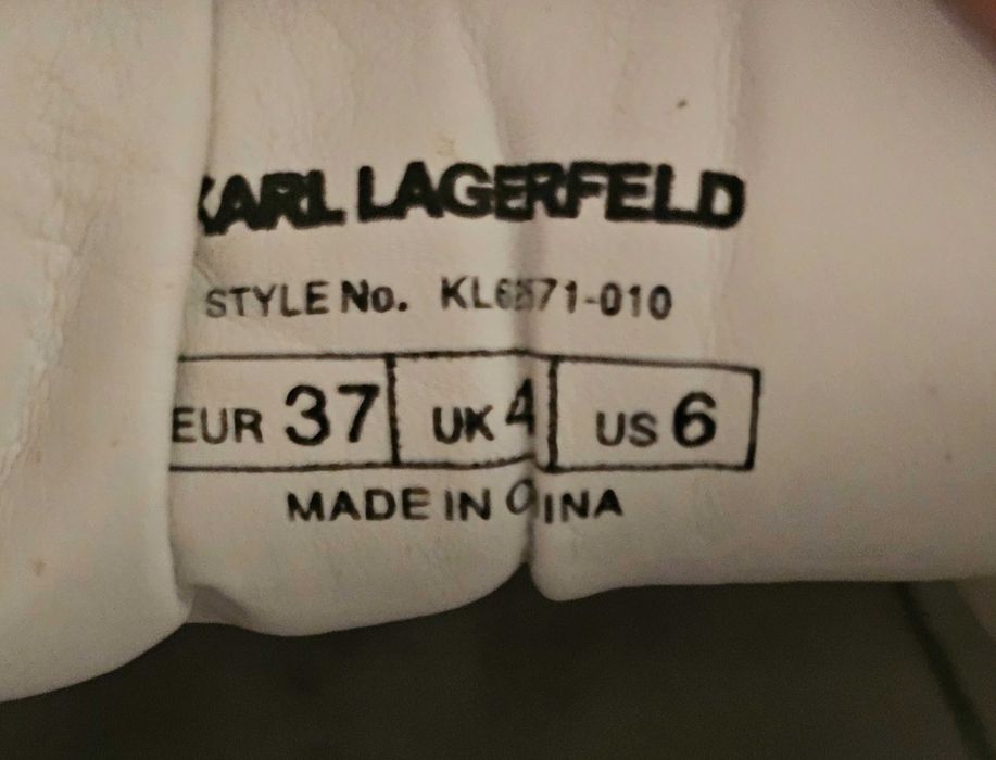Adidaşi Karl Lagerfeld Kapri Zebra / Pony Hair - Platform Mărimea 37