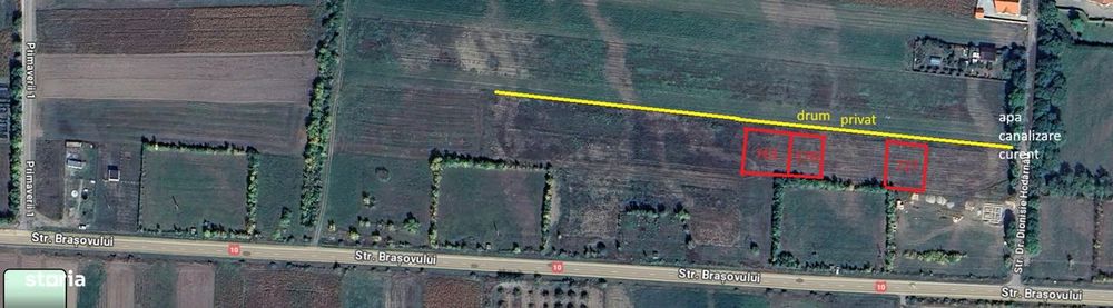 Terenuri de vanzare cu PUZ, acces asfaltat in Stupinii Prejmerului