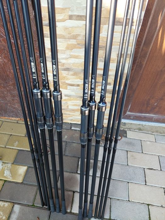 Set 3 lansete fox eos de 3.60/3.90m 3,5lb 2 tronsoane