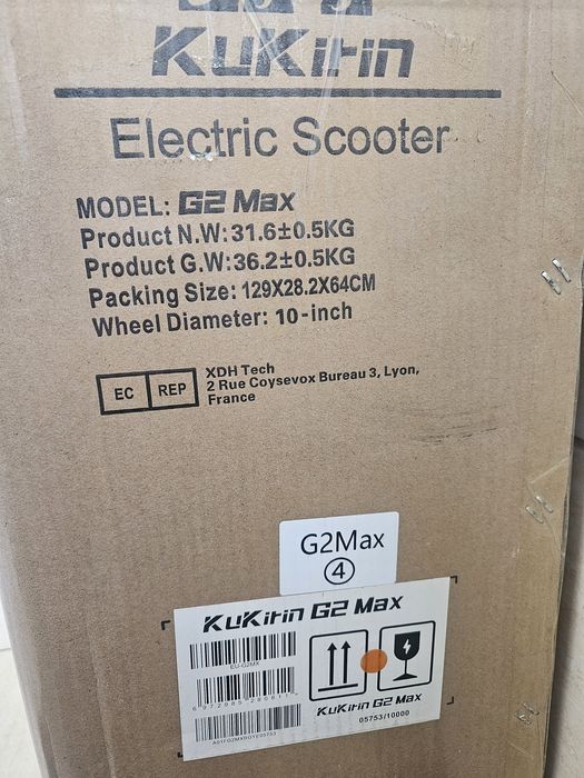 KuKirin G2 MAX trotineta