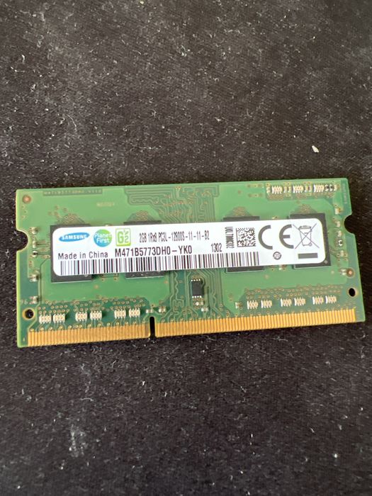 Ноутбучная плашка ОЗУ 2gb DDR3