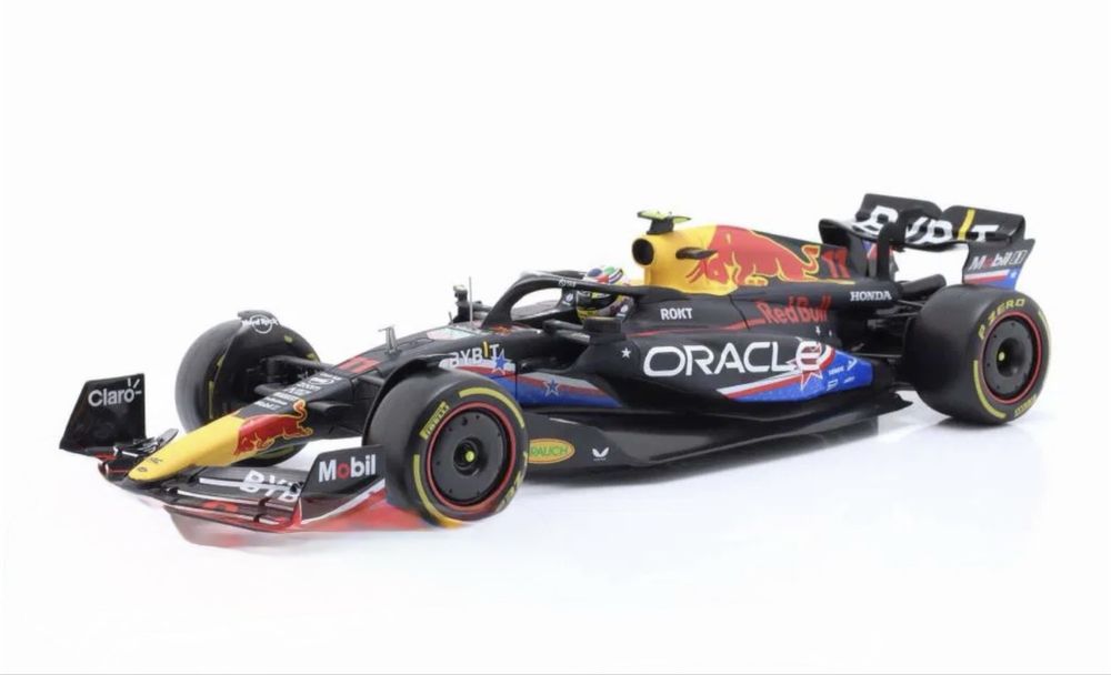 Sergio Perez Red Bull RB19 #11 4th USA GP Formula 1 2023 1:18 Bburago