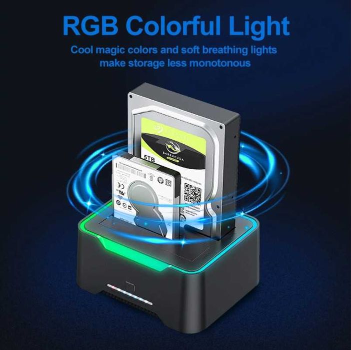 Новая Док.станция Hdd 2X - в комплекте-с гарантией -доставка