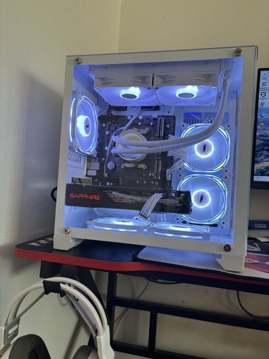 Pc gaming white rgb