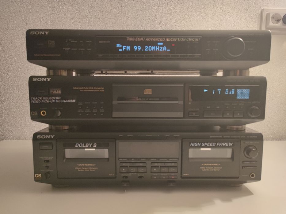 CD player Sony CDP XE 800 deck TC WE 705 S tuner ST SE 700