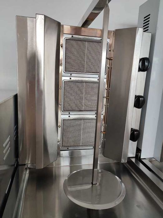 LICHIDARE STOC Aparat Kebab Rotisor Shaorma 3, 4 ,5 arzatoare inox NOU