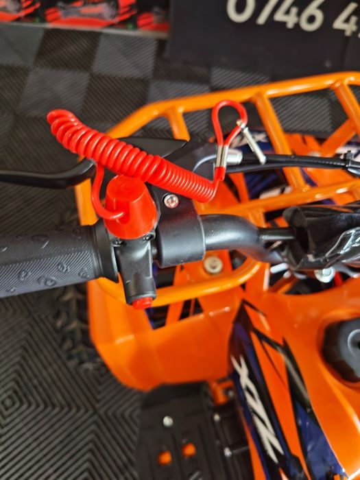 Atv copii NOU cu garantie benzina in 2 timpi roti 6 inch cauciuc
