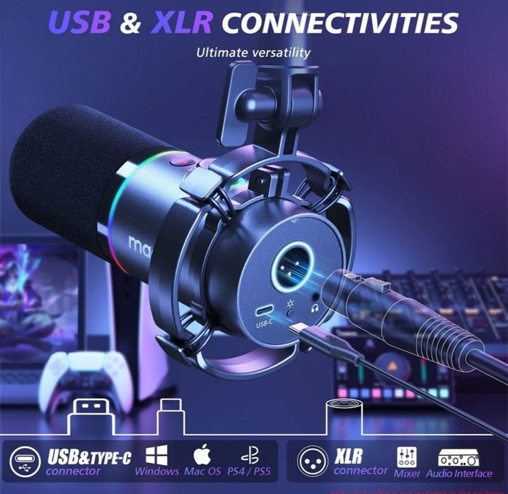 Микрофон usb/xlr Moano pd200xs с пантографом