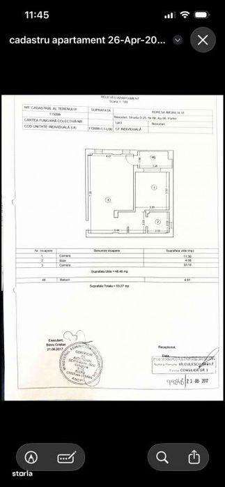Apartament 2 camere | Stefan Building - Mackerel | 53 mp