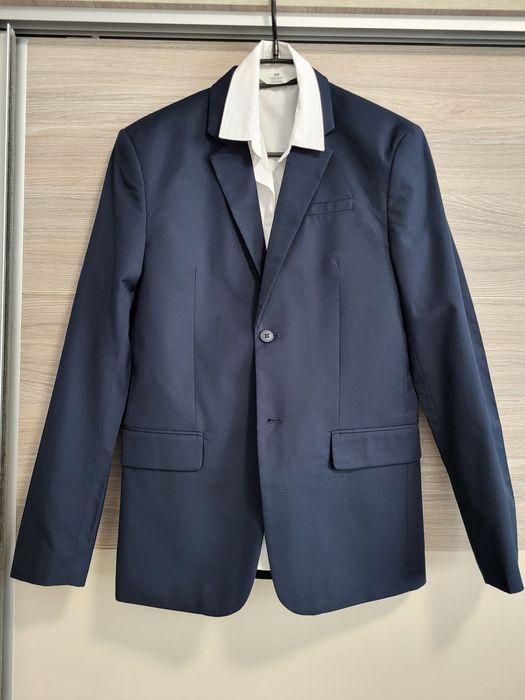 Set doua sacouri elev 14 ani bleumarin și gri