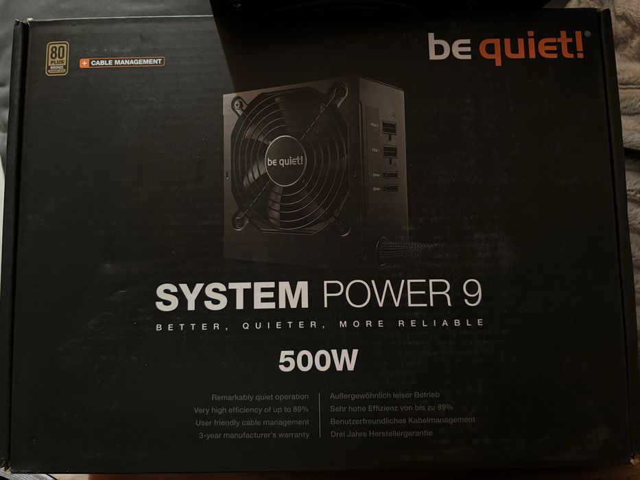 блок питания be quiet! 500w
