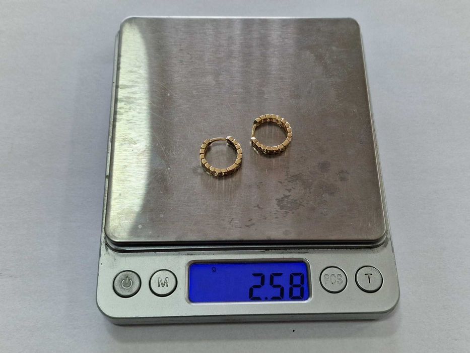 Дамски златни обеци 14К 585 / 2.58 гр.