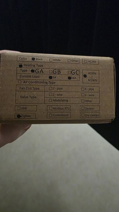 Термостат MOES BHT-002