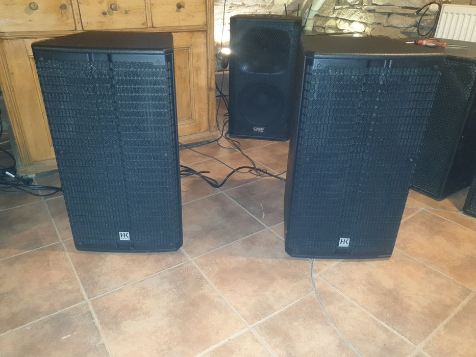 Boxe active HK Linear5 112FA 1200w/Sennheiser EW100G3/E945