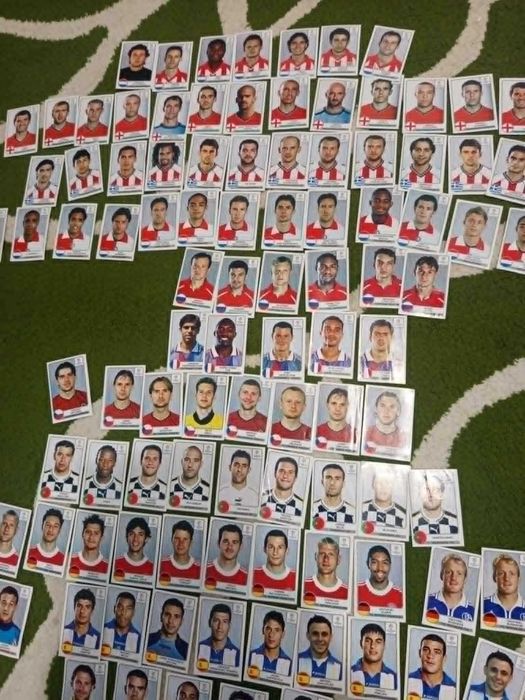 Стикери на Панини Евро 2012, 2016, FIFA World Cup 2018, 2026, Шампионска лига 2001/2002