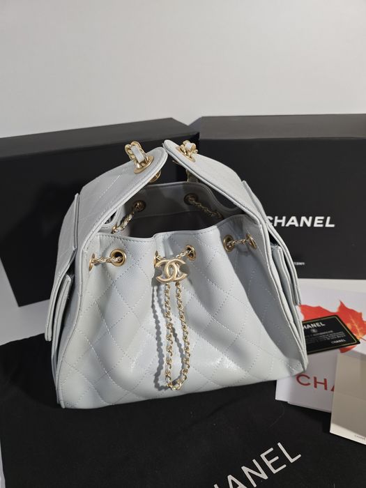 Налична чанта Chanel Hobo 25S синя