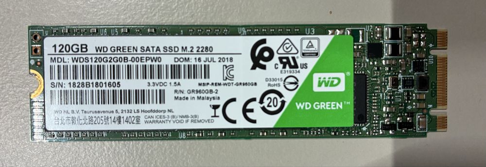 SSD Western Digital M.2 2280 SATA 6GB/s 120GB SLC