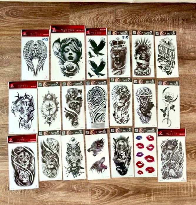 Tatuaje temporare, preț pe bucata la alegere