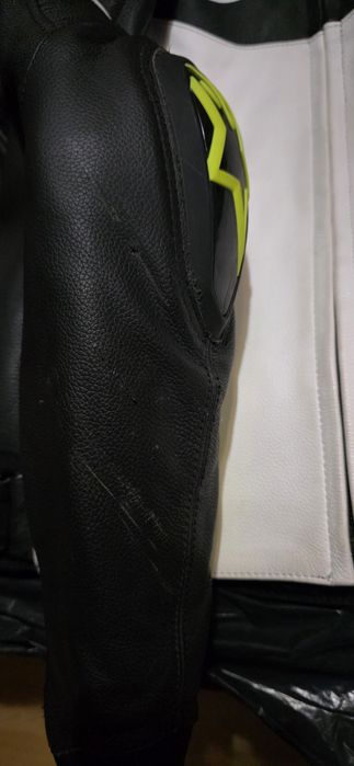 Кожено яке ALPINESTARS GP PRO black/yellow