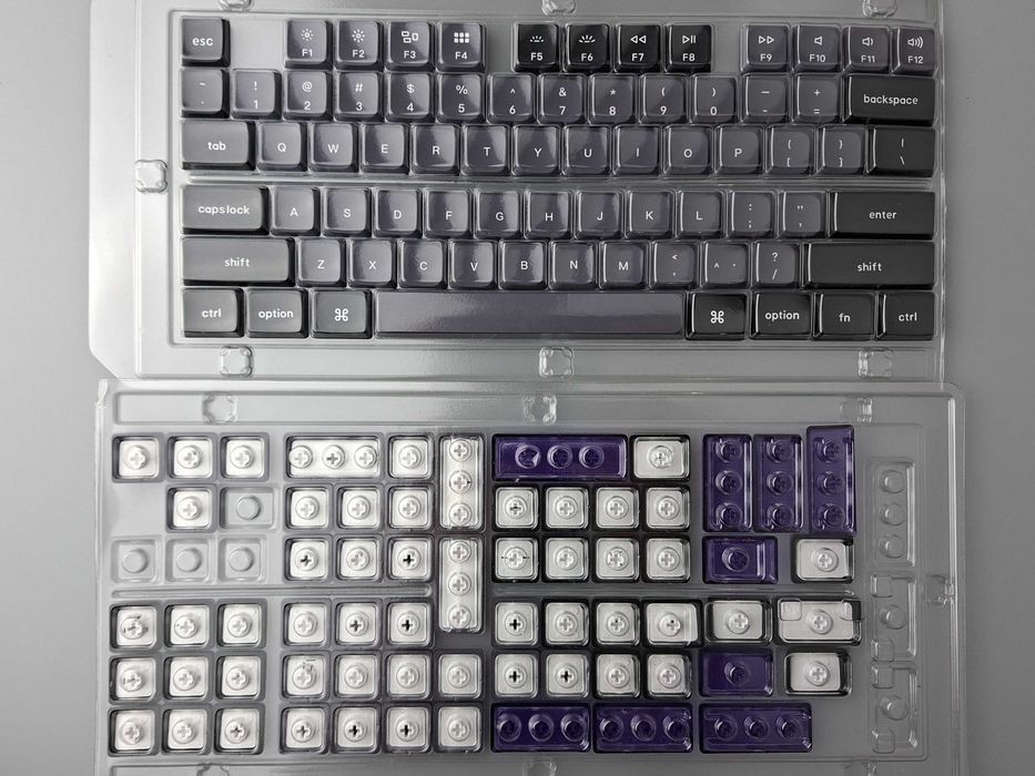 Set 138 keycaps low profile Womier