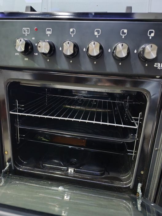 Газовая плита Aiwa AI 155  Элегантный черный стиль, японская
