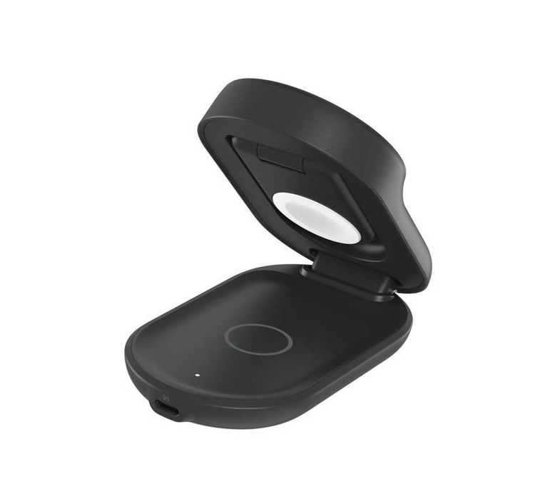 ( Беспроводное ЗУ BELKIN 25W Qi2 3-in-1 Foldable Charger Black