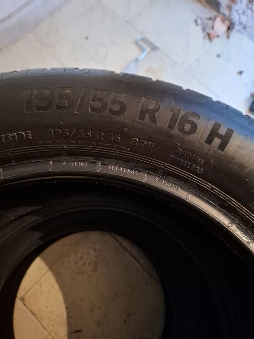 4 Летни гуми Континентал 195/55/16 ДОТ23 6мм