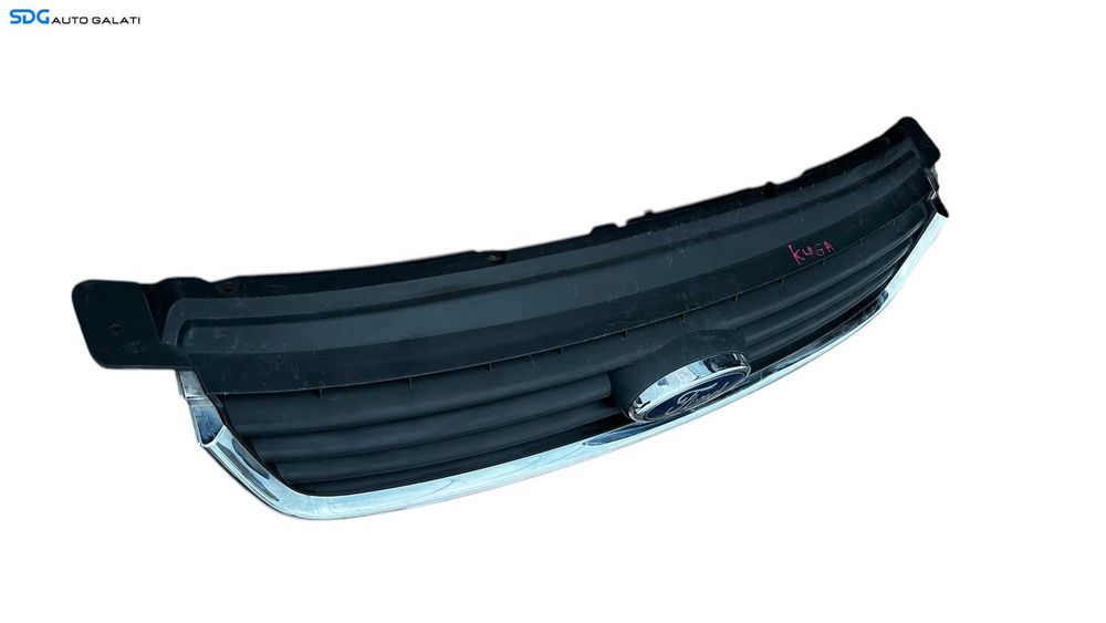 Grila Centrala cu Emblema Sigla de pe Bara Spoiler Ford Kuga 1 2008 - 2013 Cod 8V41-8200-AC [L5335]