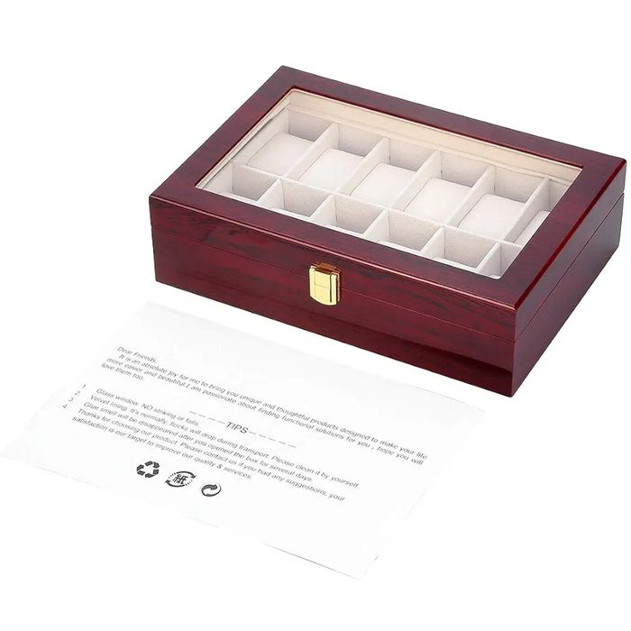 Шкатулка для часов и украшений для мужчин и женщин