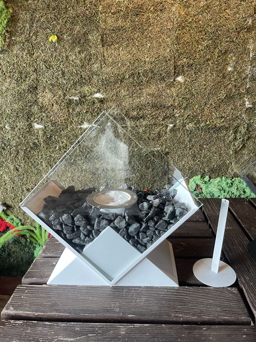 Камина за маса  метална