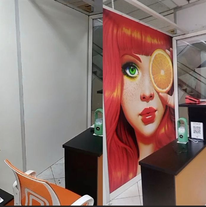 Монтаж/демонтаж баннера