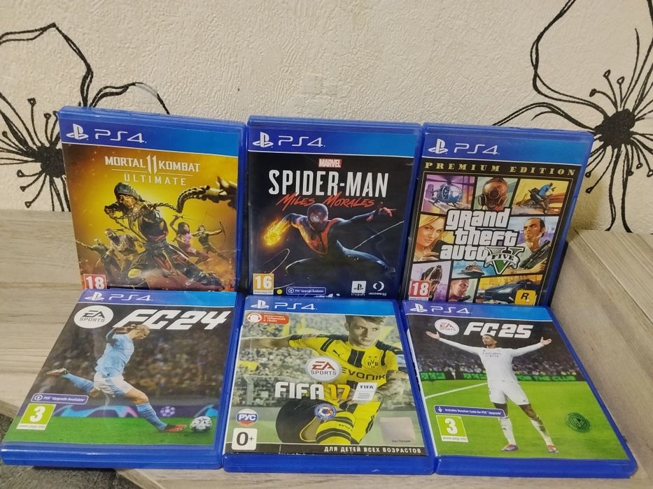 Продаю диски ps4-5