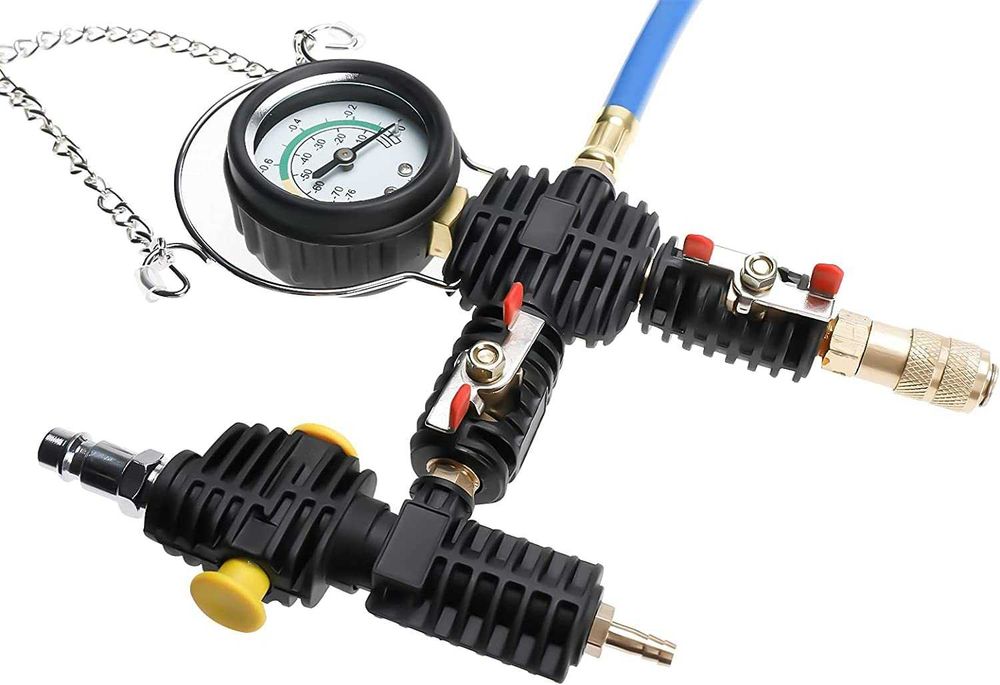 Комплект тестер за налягането на охладителната система 28 части HAWEK