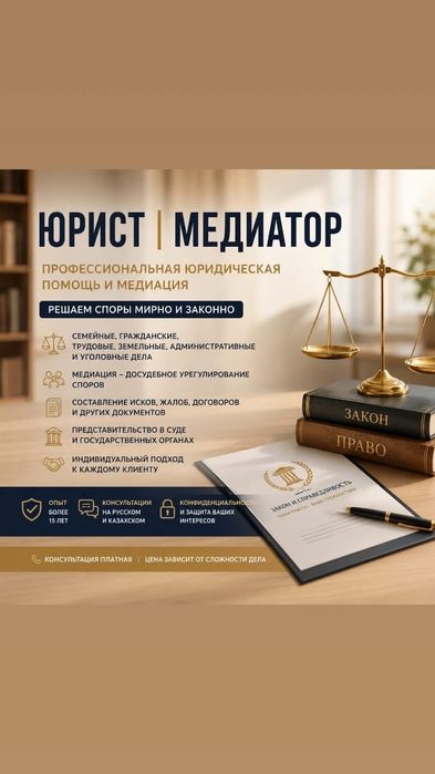 Адвокат. Профессиональный медиатор