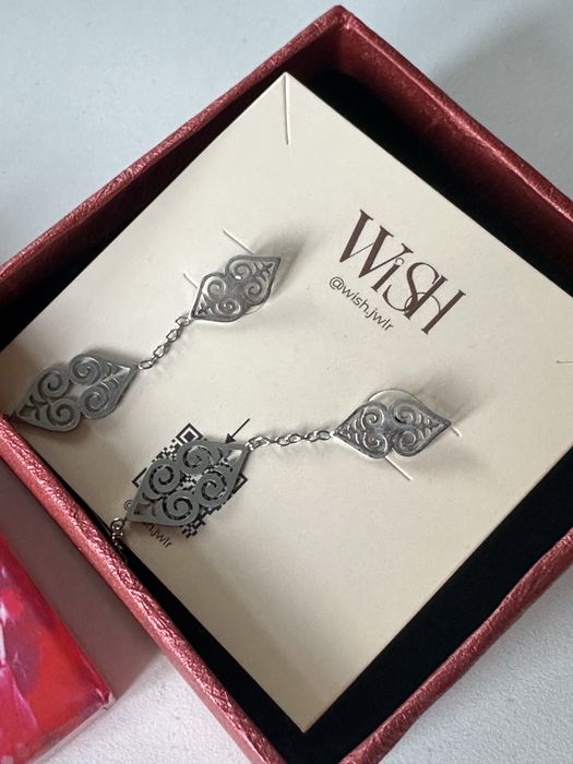 Продам сережки из серебра