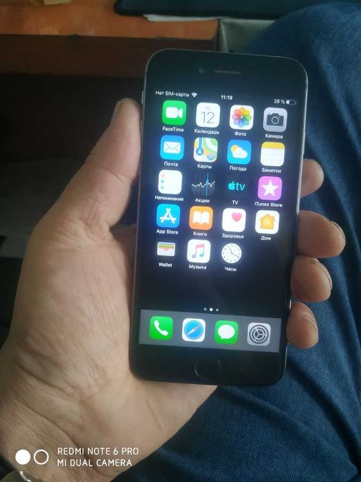 Смартфон iPhone 6  32GB sim karta kurmaydi
