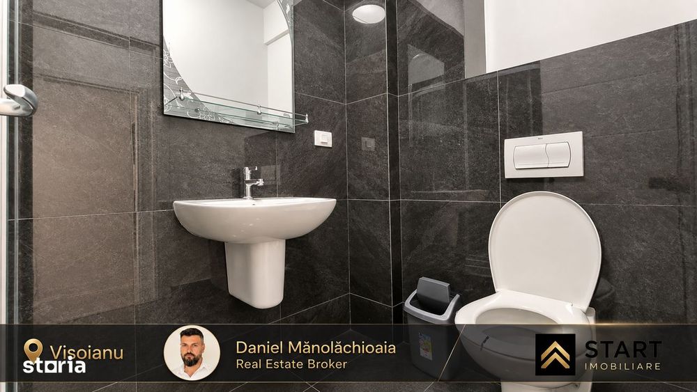 Apartament 1 Cameră Decomandat de închiriat – Cartier Visoianu, etaj 1
