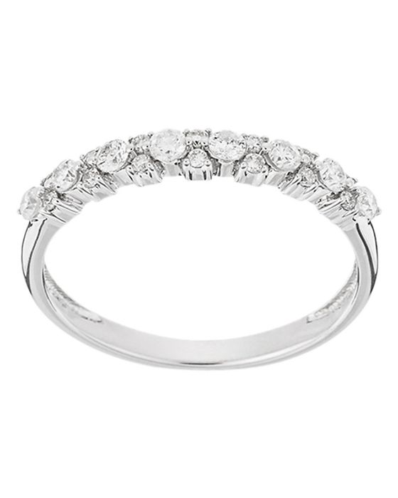 Пръстен с диамант 0.33 карата - 22 диаманта НАМАЛЕН