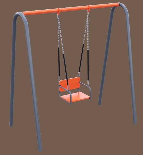 Металлические качели детские