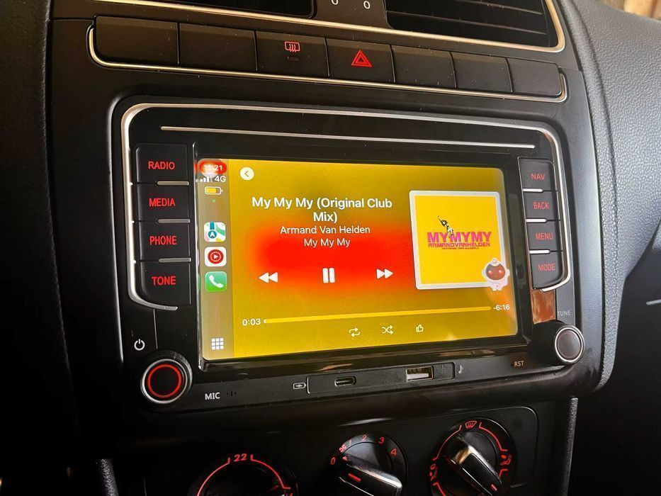 4GB Navigatie VW Tiguan Touran T5 Polo Seat Leon Skoda Fabia 2 Carplay