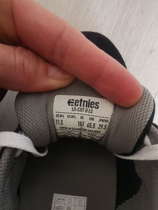 Кецове Etnies lo-cut II номер 45