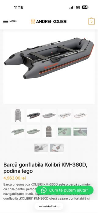Barca kolibri 360
